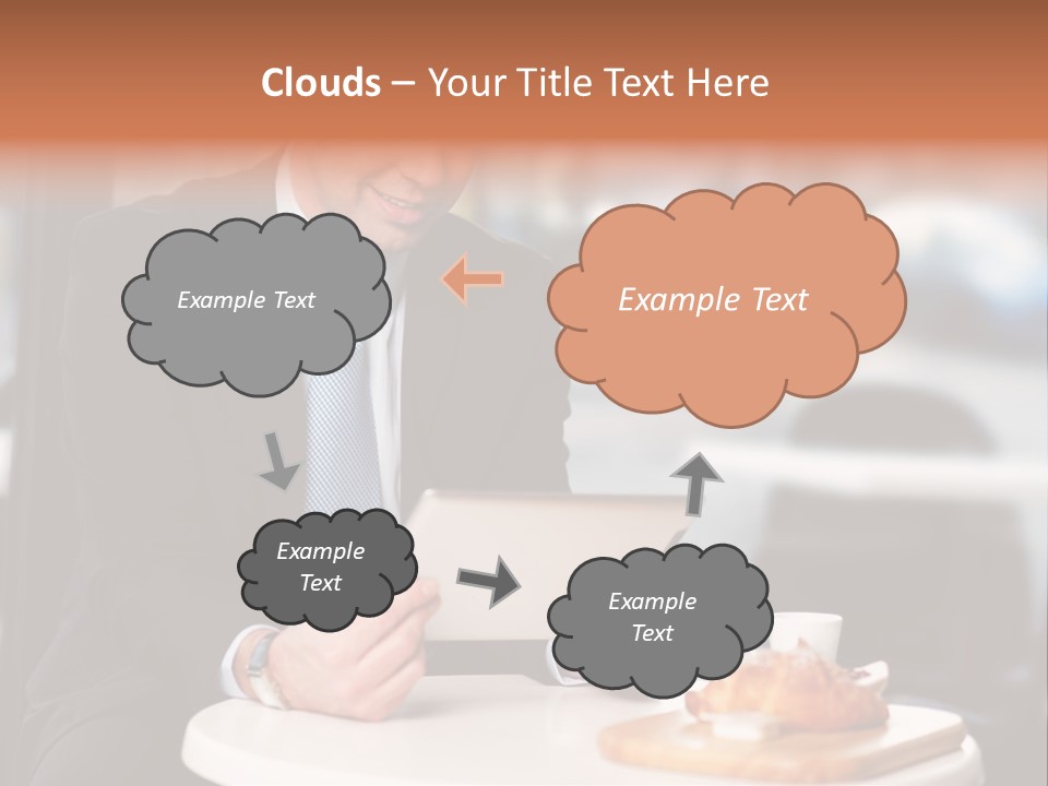 Tycoon Wireless Cappuccino PowerPoint Template