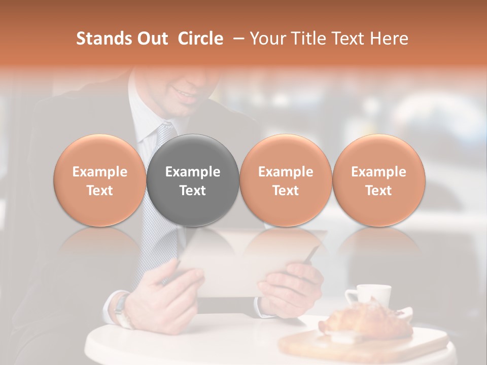 Tycoon Wireless Cappuccino PowerPoint Template