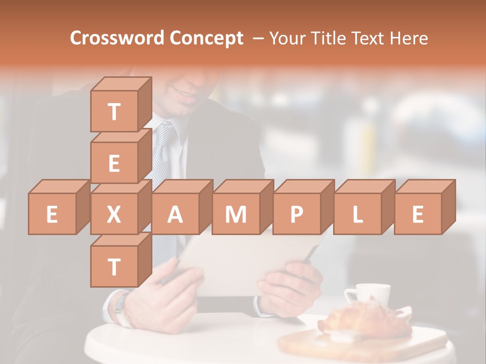 Tycoon Wireless Cappuccino PowerPoint Template