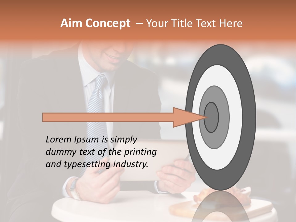 Tycoon Wireless Cappuccino PowerPoint Template