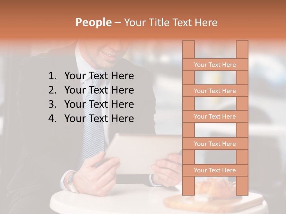 Tycoon Wireless Cappuccino PowerPoint Template
