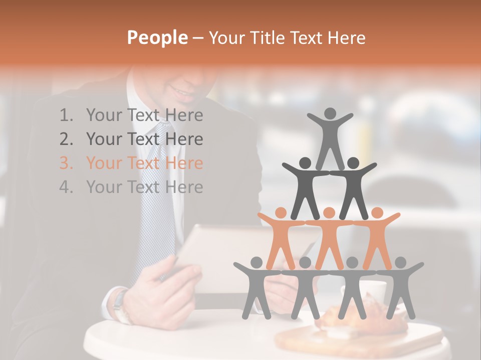 Tycoon Wireless Cappuccino PowerPoint Template
