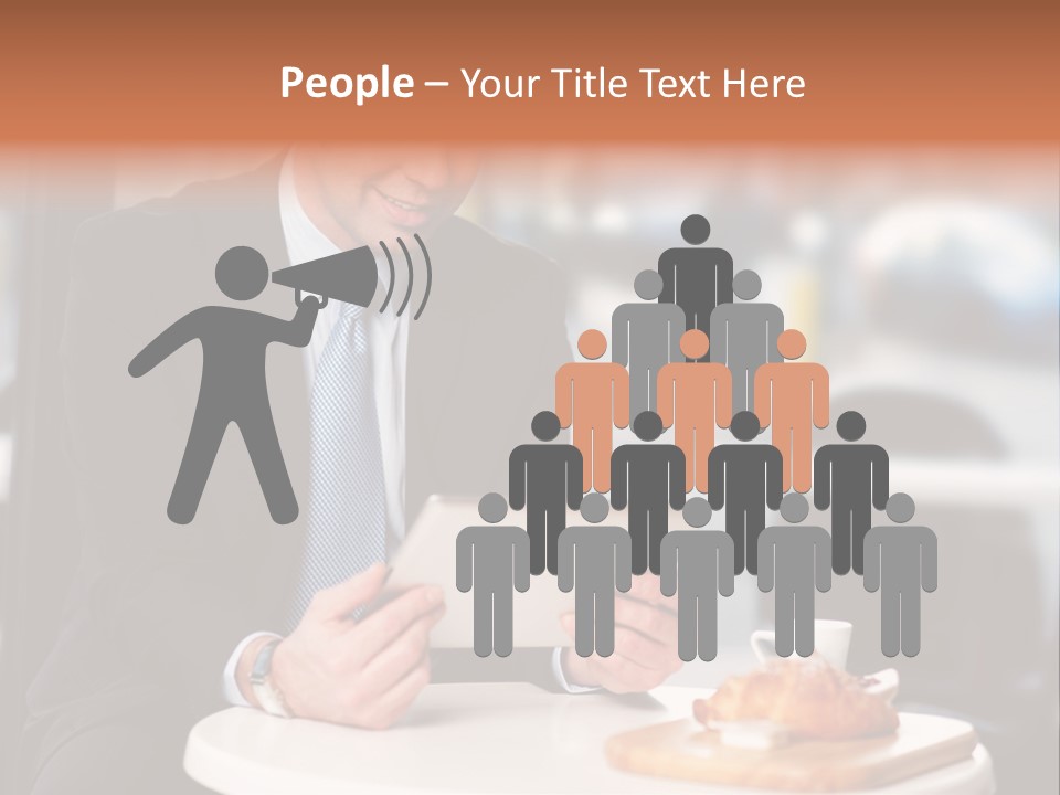 Tycoon Wireless Cappuccino PowerPoint Template