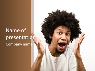 Guy Handsome Emotions PowerPoint Template