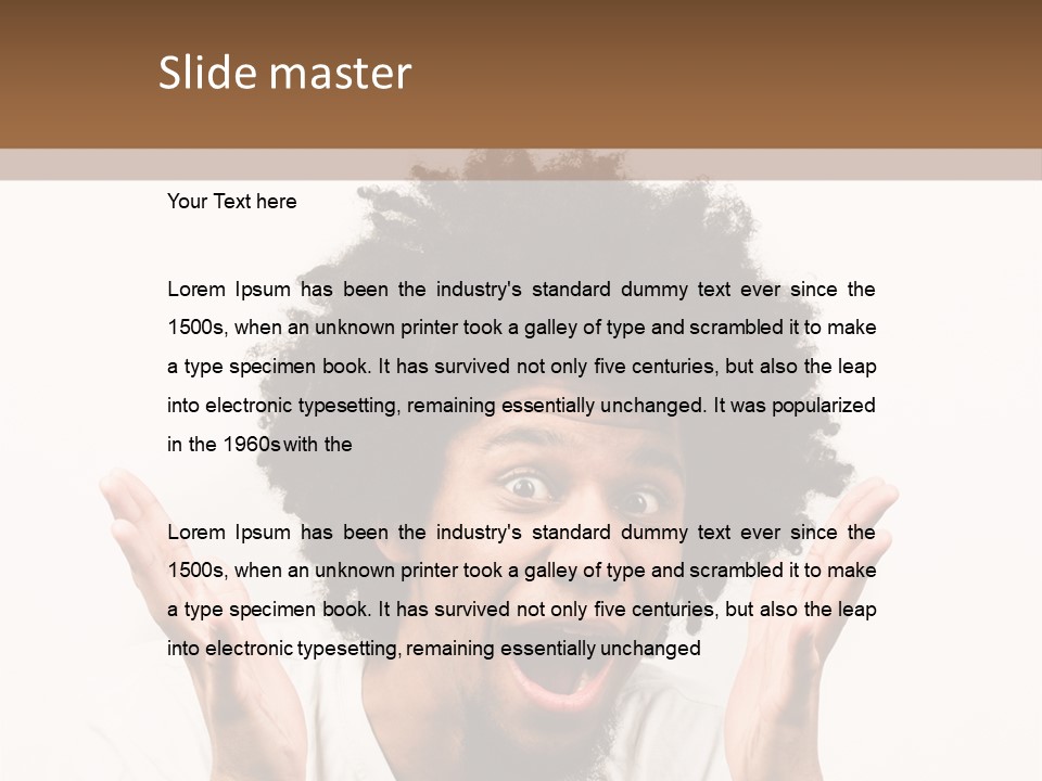 Guy Handsome Emotions PowerPoint Template