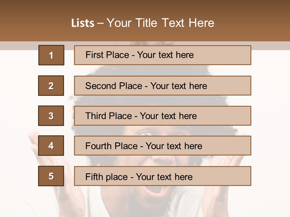 Guy Handsome Emotions PowerPoint Template