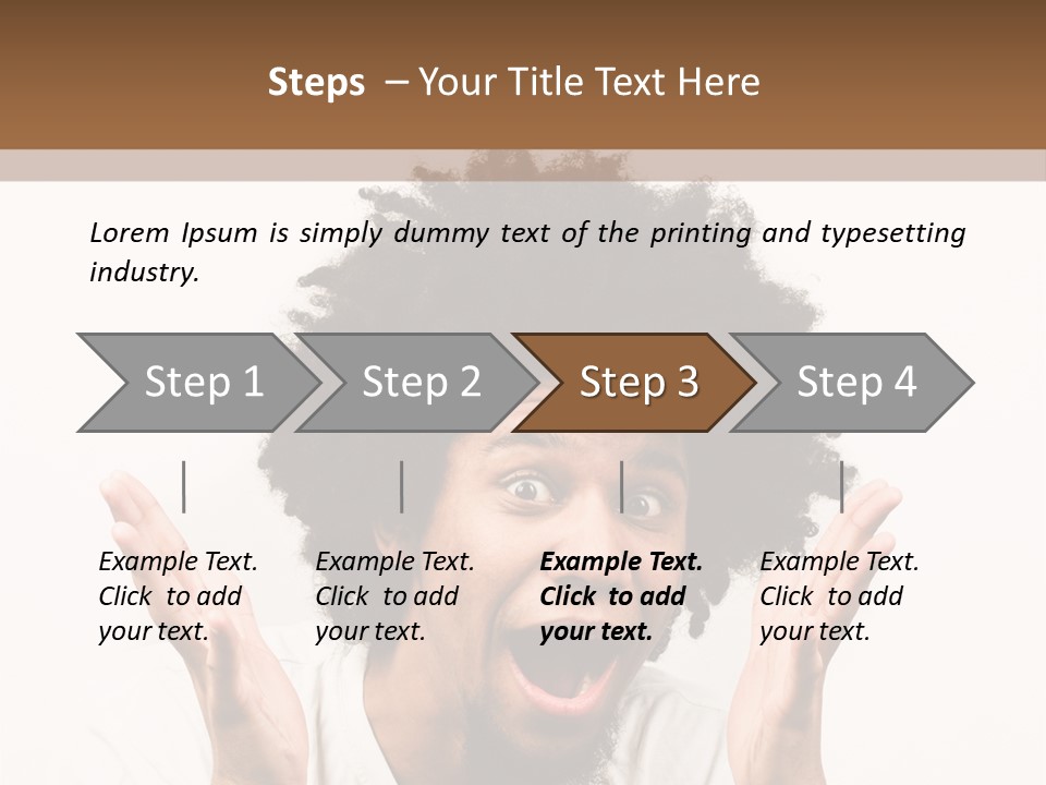 Guy Handsome Emotions PowerPoint Template