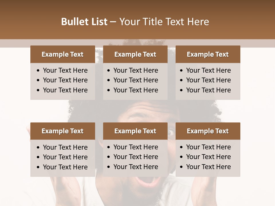 Guy Handsome Emotions PowerPoint Template