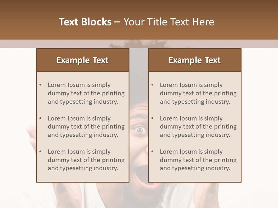 Guy Handsome Emotions PowerPoint Template