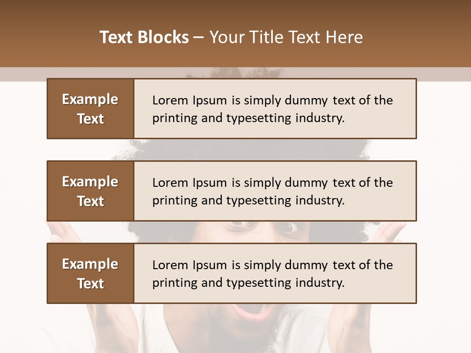 Guy Handsome Emotions PowerPoint Template