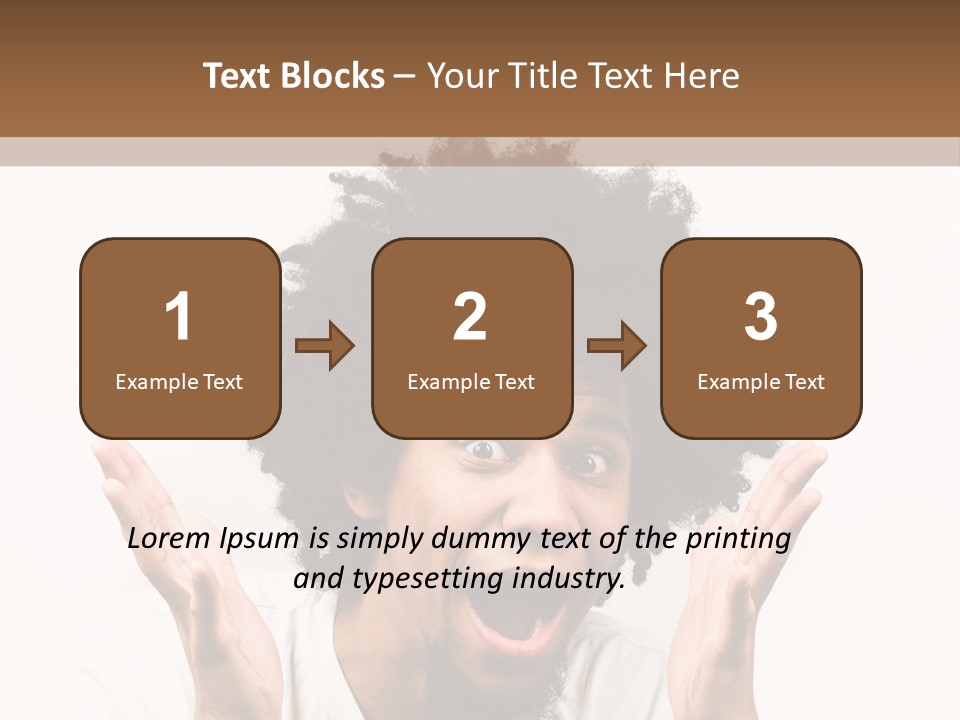 Guy Handsome Emotions PowerPoint Template