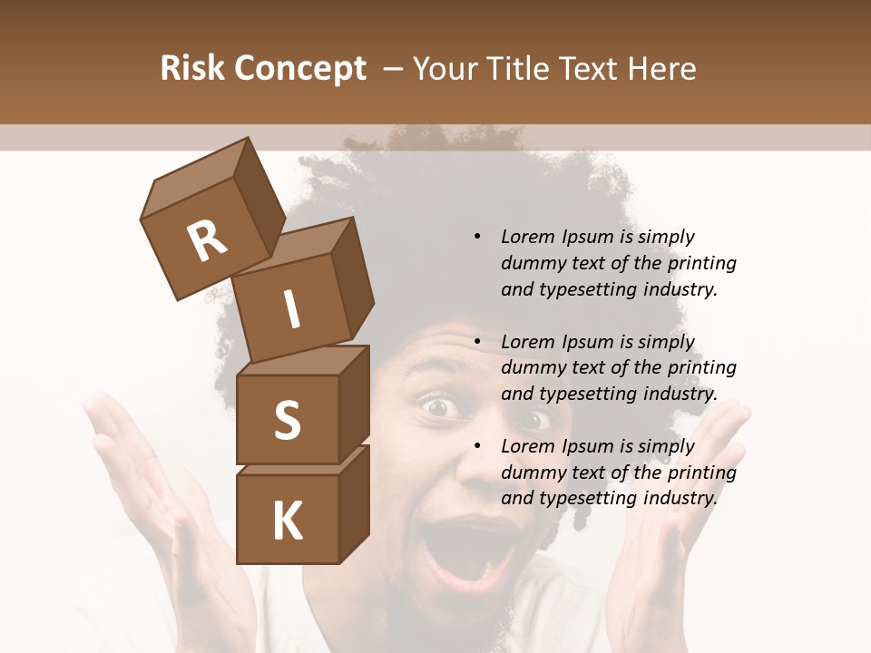 Guy Handsome Emotions PowerPoint Template