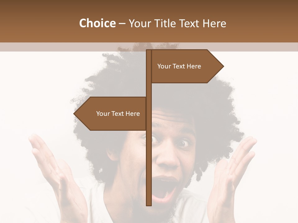 Guy Handsome Emotions PowerPoint Template