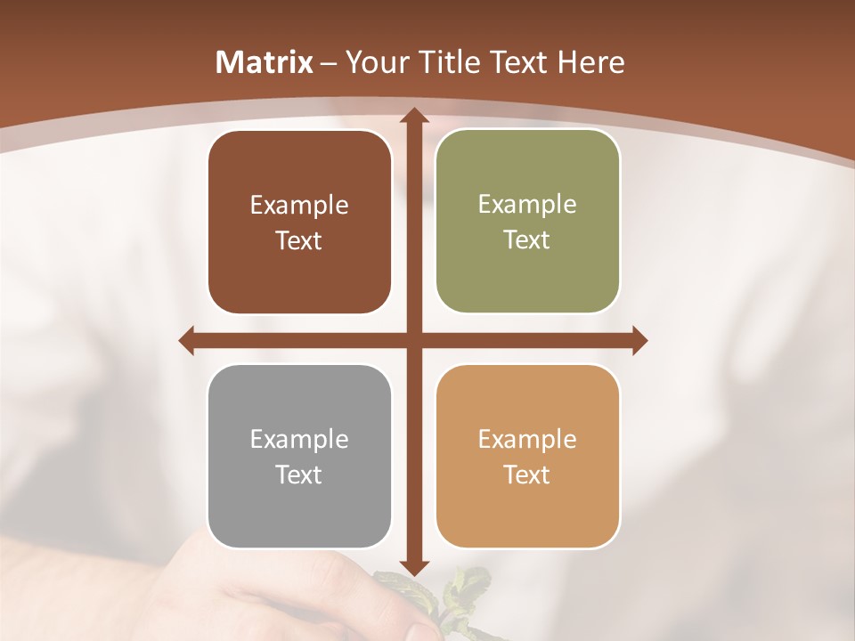 Serve Plate Business PowerPoint Template
