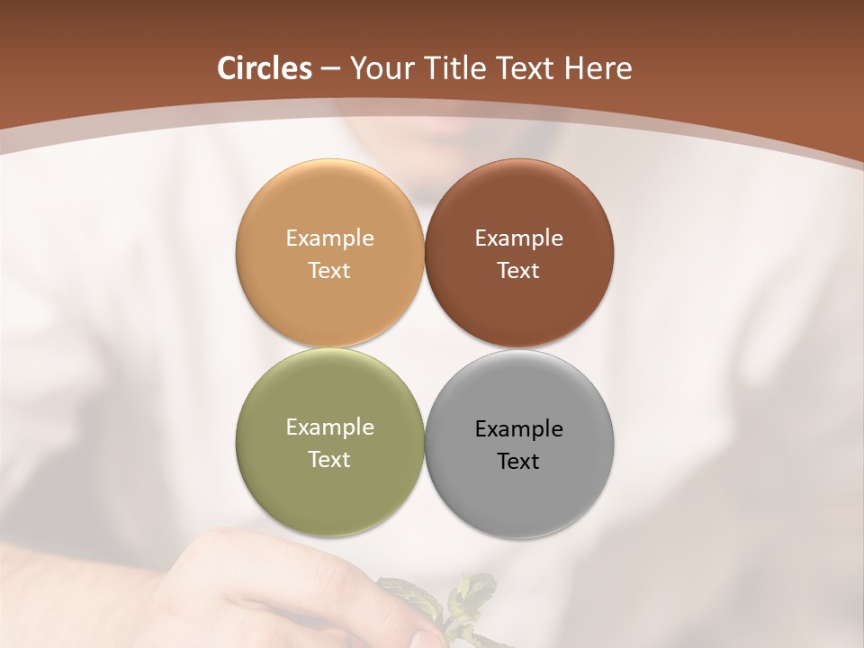 Serve Plate Business PowerPoint Template