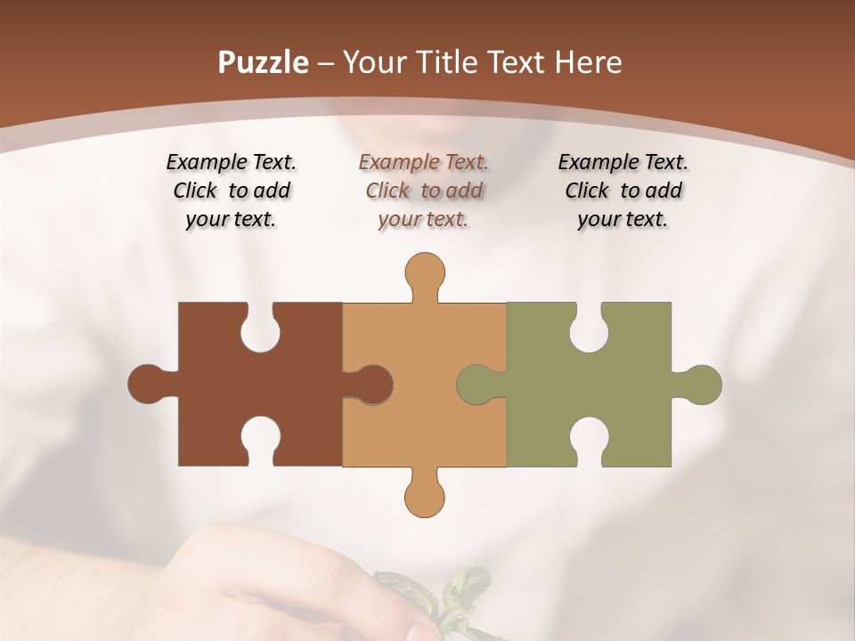 Serve Plate Business PowerPoint Template