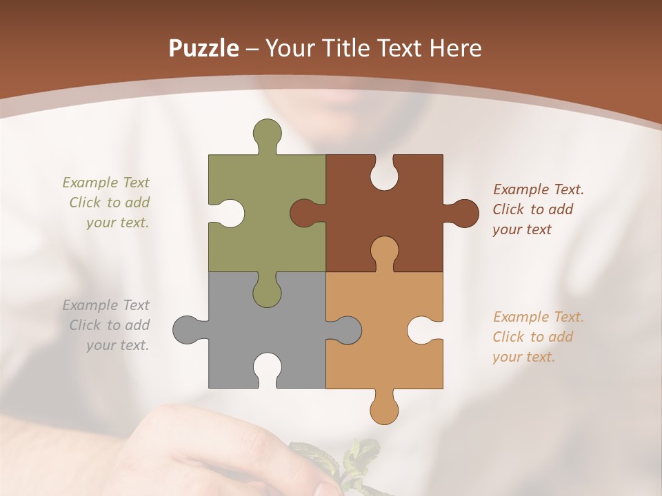 Serve Plate Business PowerPoint Template