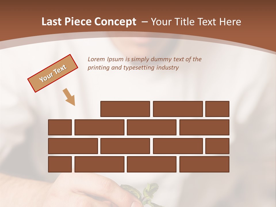 Serve Plate Business PowerPoint Template