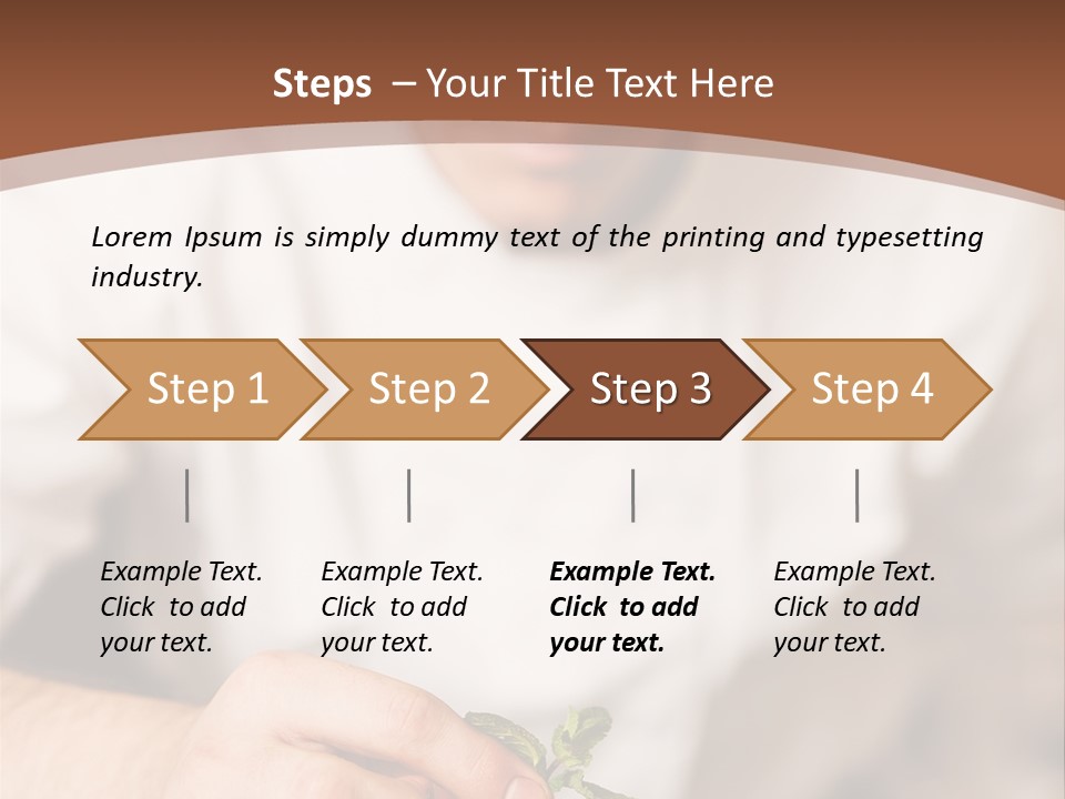 Serve Plate Business PowerPoint Template