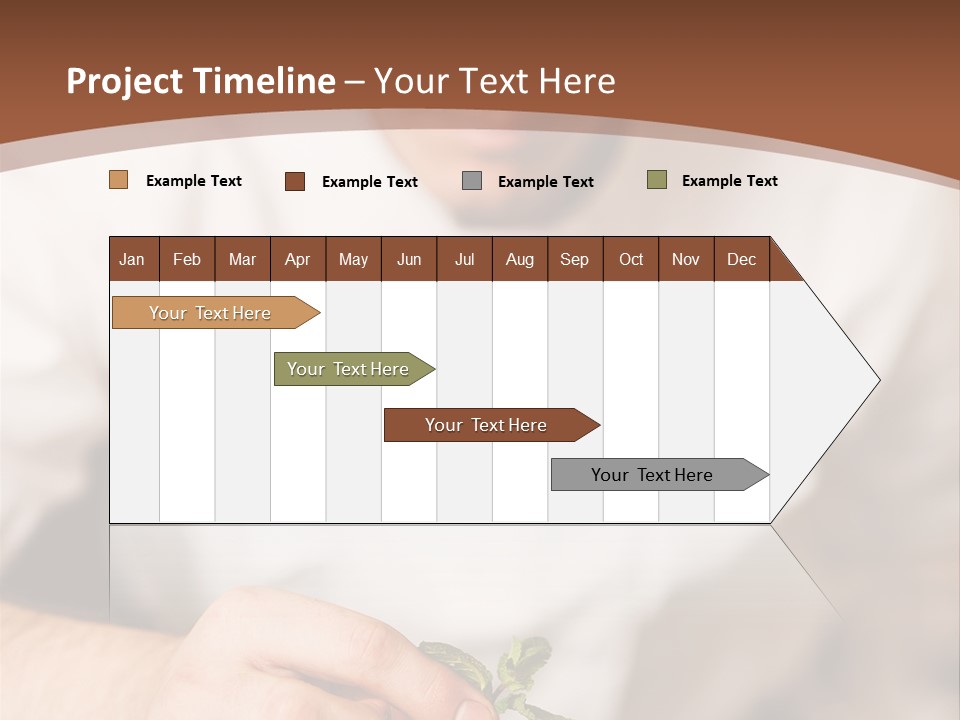 Serve Plate Business PowerPoint Template