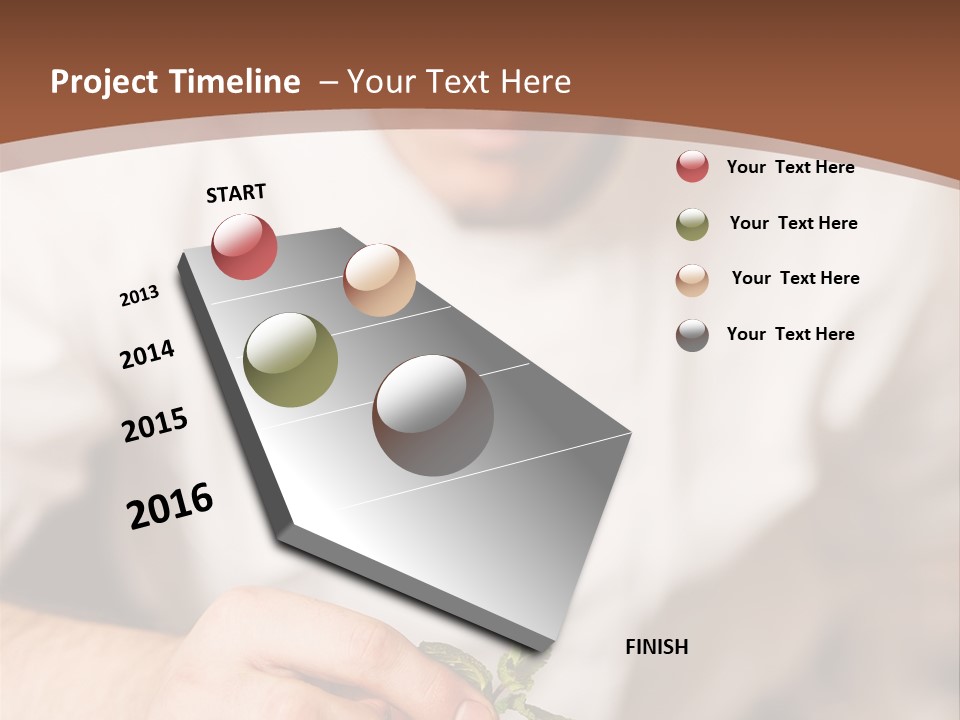 Serve Plate Business PowerPoint Template
