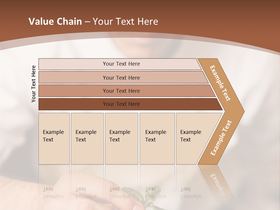 Serve Plate Business PowerPoint Template