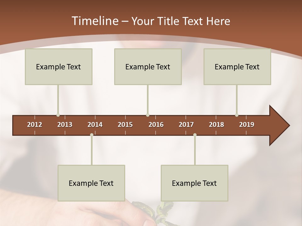 Serve Plate Business PowerPoint Template