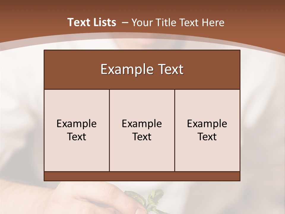 Serve Plate Business PowerPoint Template