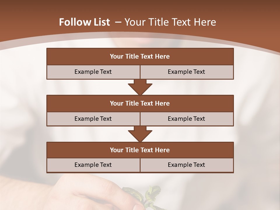 Serve Plate Business PowerPoint Template