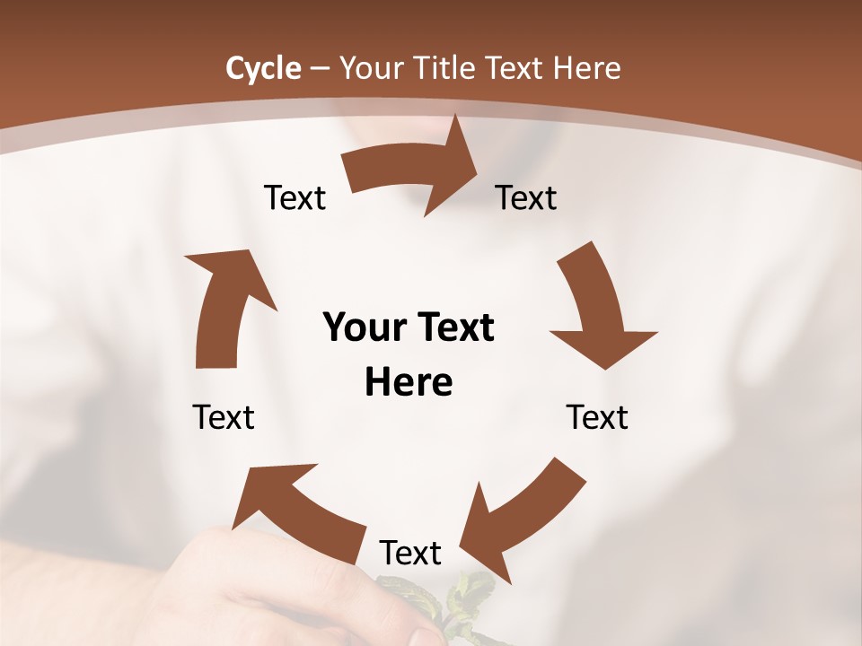 Serve Plate Business PowerPoint Template