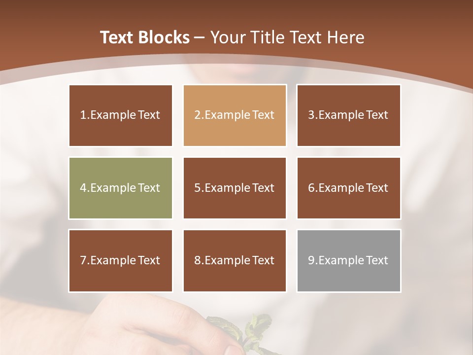 Serve Plate Business PowerPoint Template