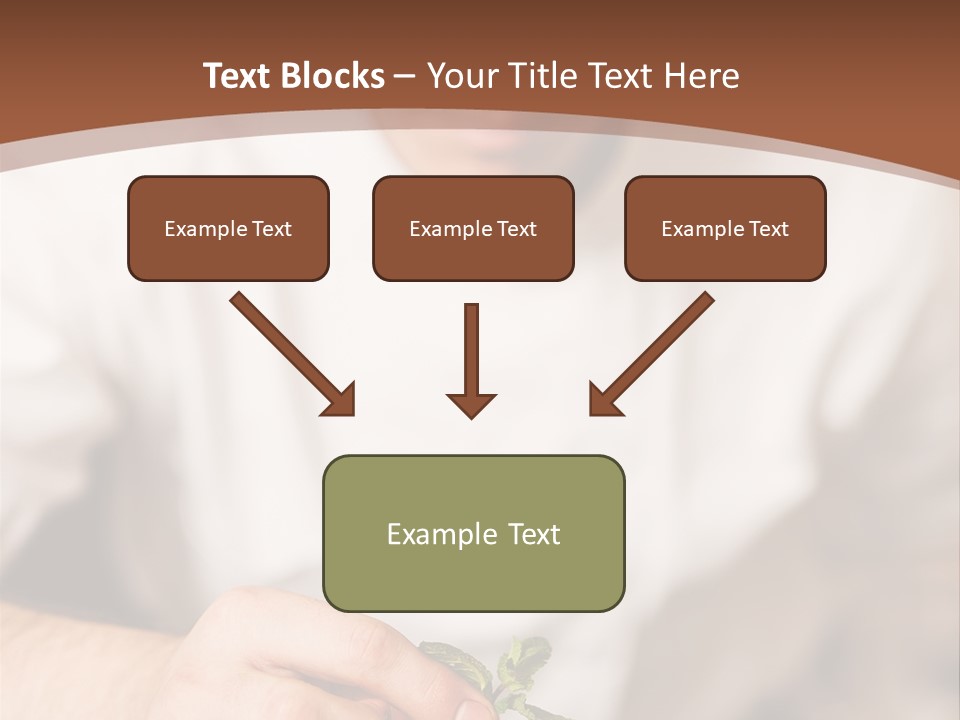 Serve Plate Business PowerPoint Template