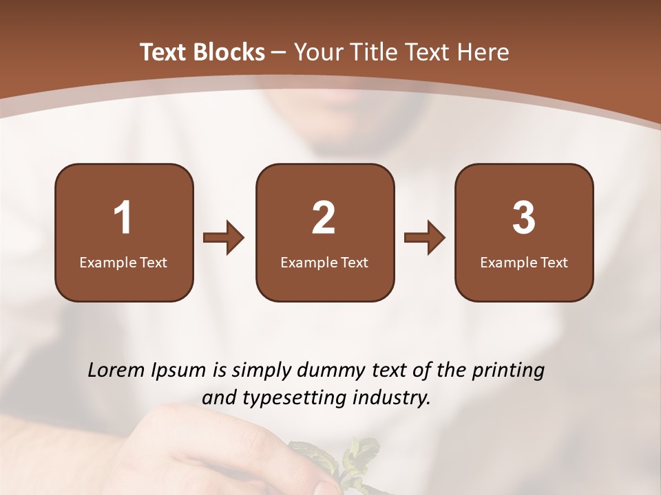 Serve Plate Business PowerPoint Template