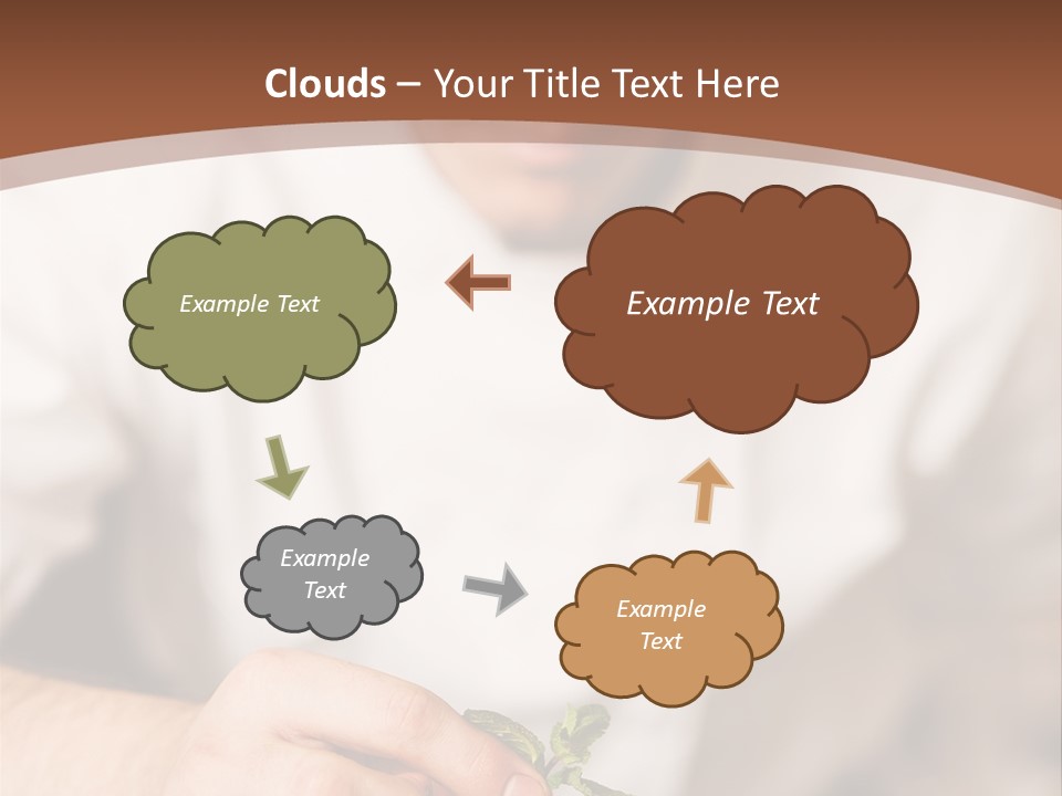 Serve Plate Business PowerPoint Template