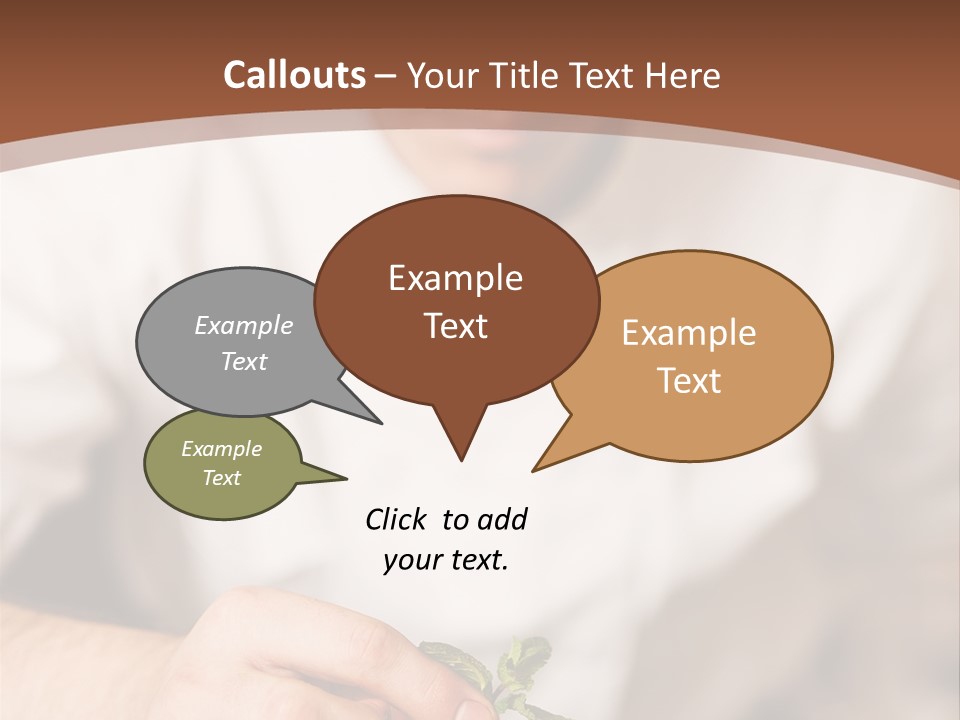 Serve Plate Business PowerPoint Template