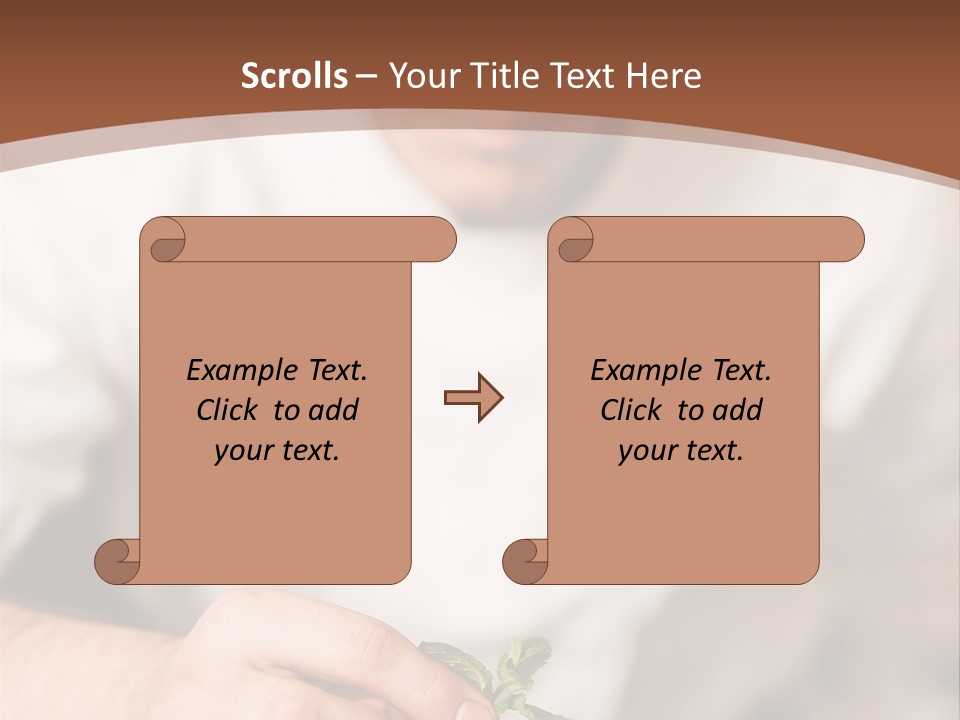 Serve Plate Business PowerPoint Template