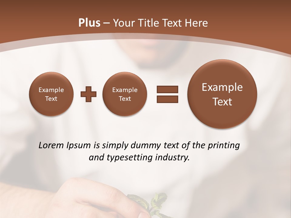 Serve Plate Business PowerPoint Template