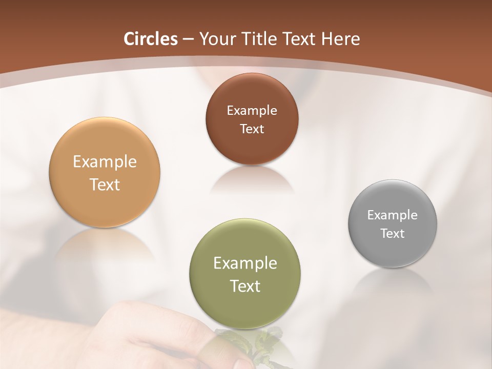 Serve Plate Business PowerPoint Template