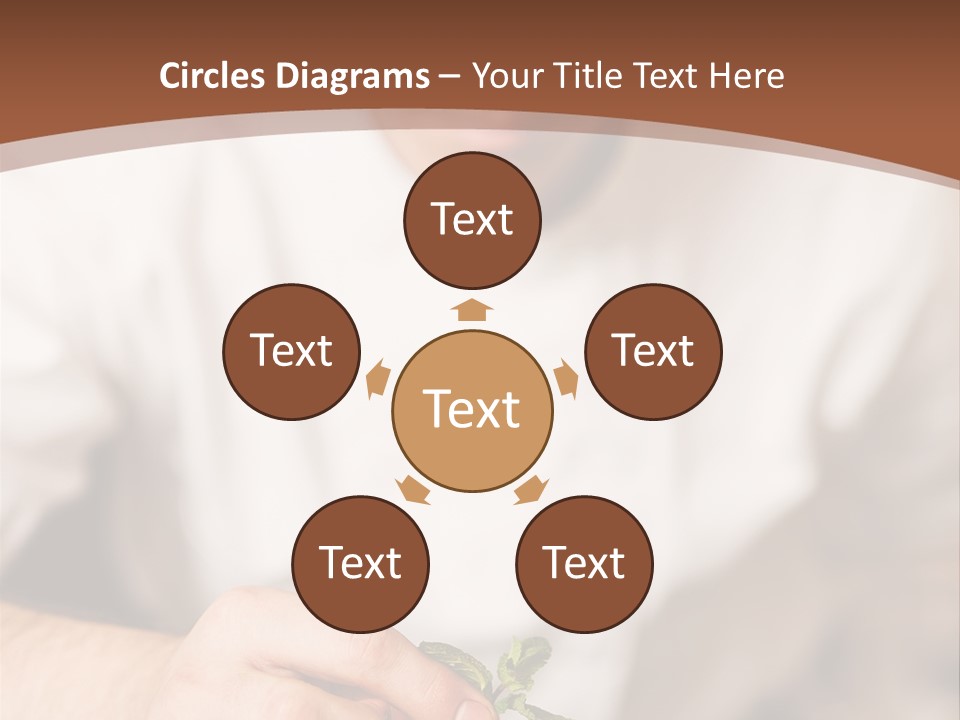 Serve Plate Business PowerPoint Template