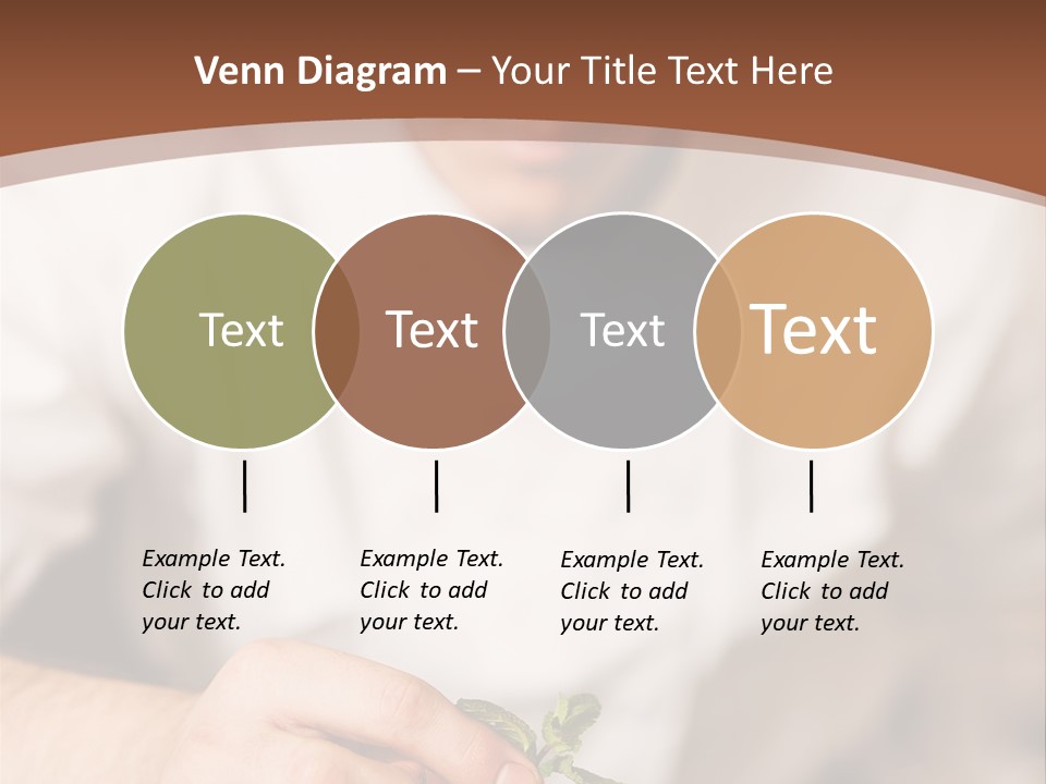 Serve Plate Business PowerPoint Template