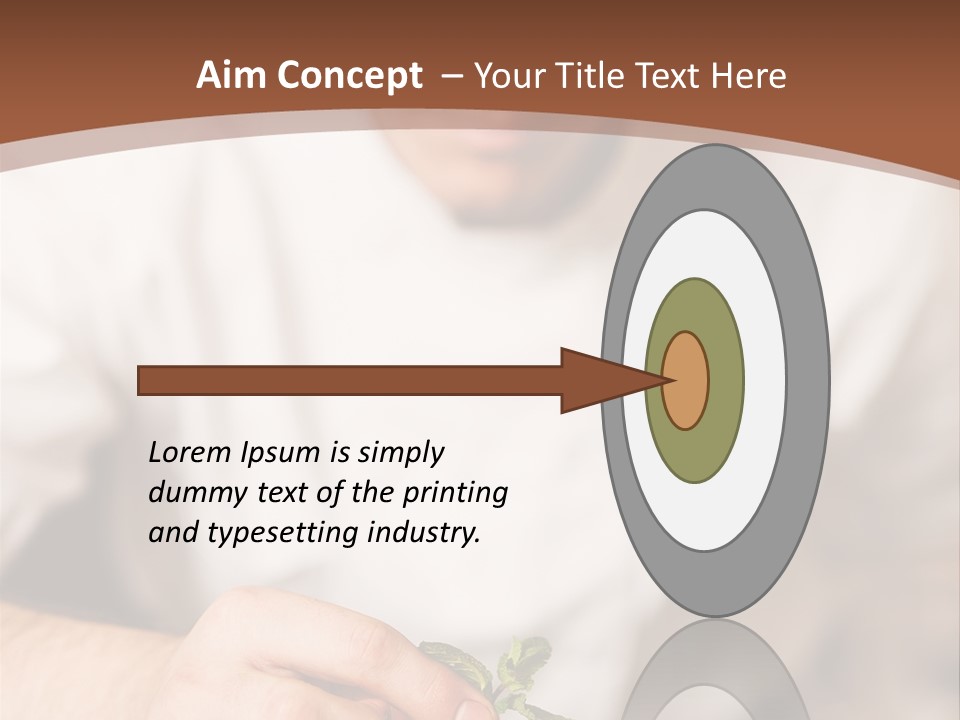 Serve Plate Business PowerPoint Template