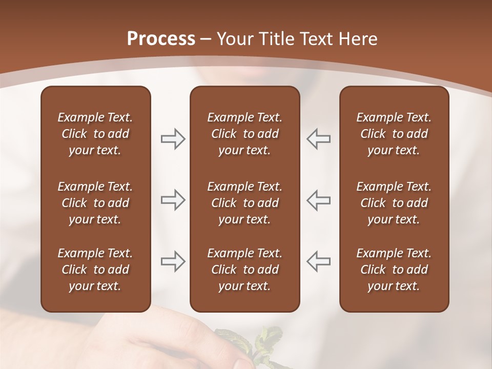 Serve Plate Business PowerPoint Template