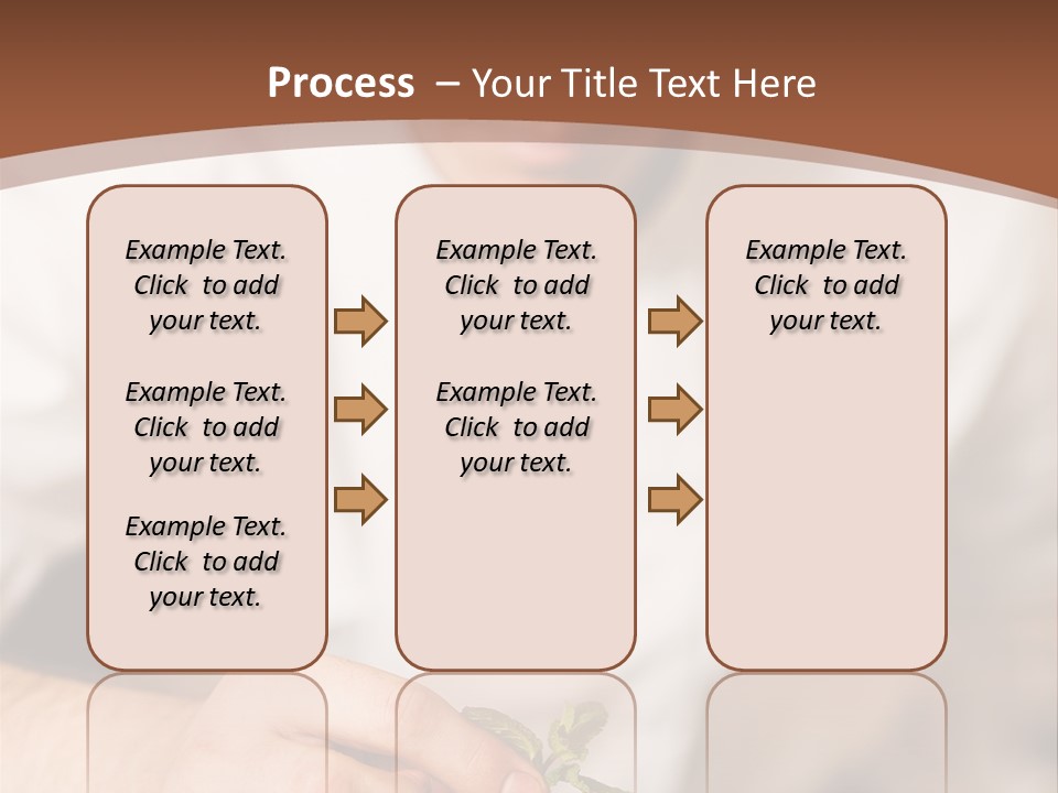 Serve Plate Business PowerPoint Template