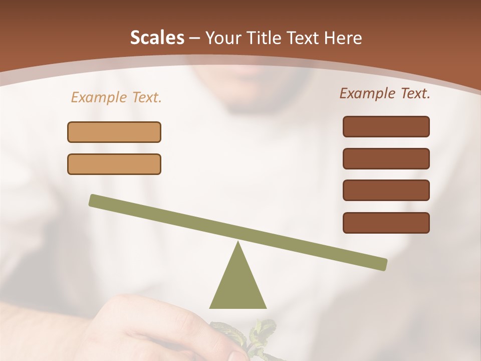 Serve Plate Business PowerPoint Template
