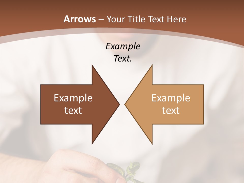 Serve Plate Business PowerPoint Template