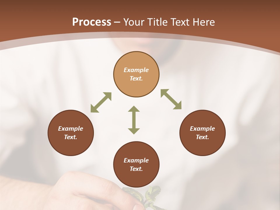 Serve Plate Business PowerPoint Template