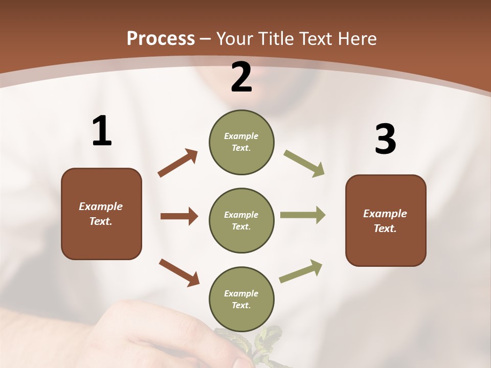 Serve Plate Business PowerPoint Template