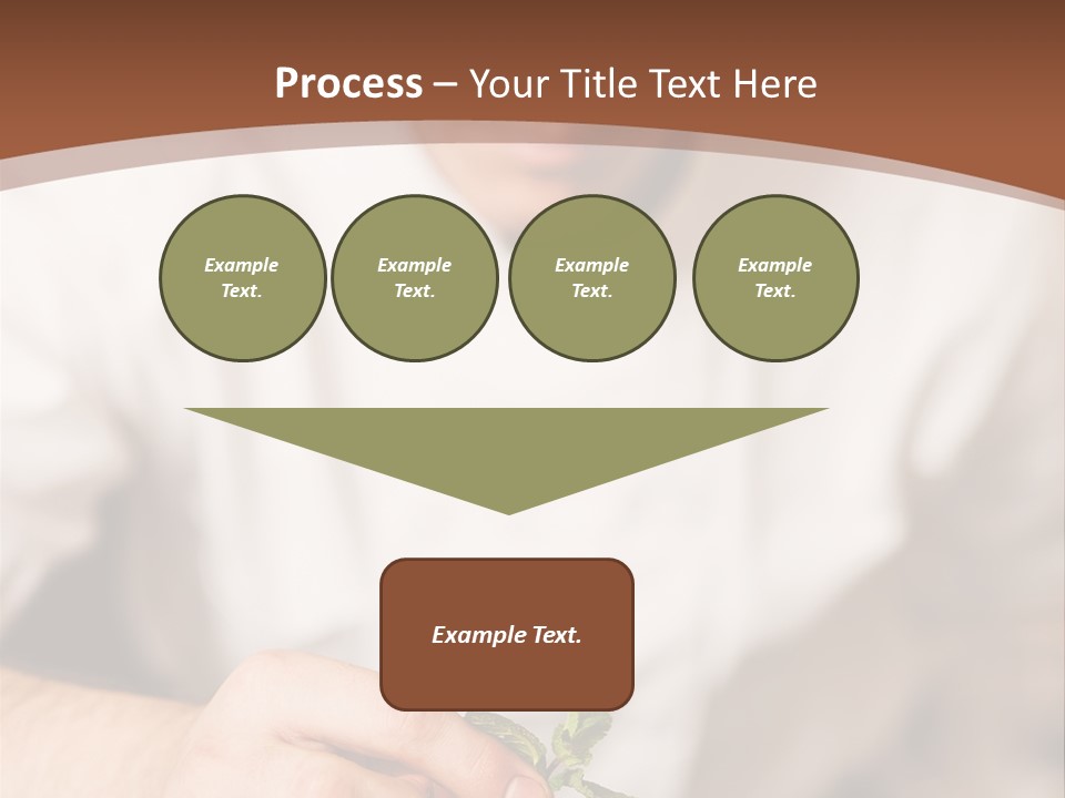 Serve Plate Business PowerPoint Template