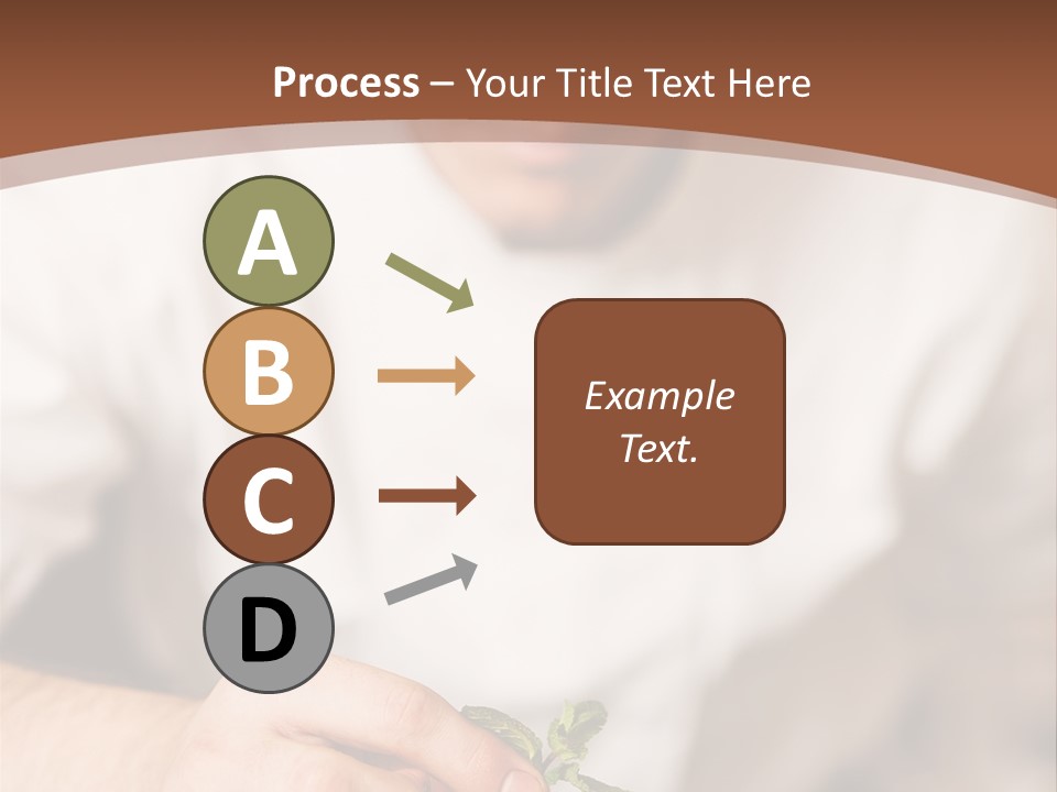 Serve Plate Business PowerPoint Template