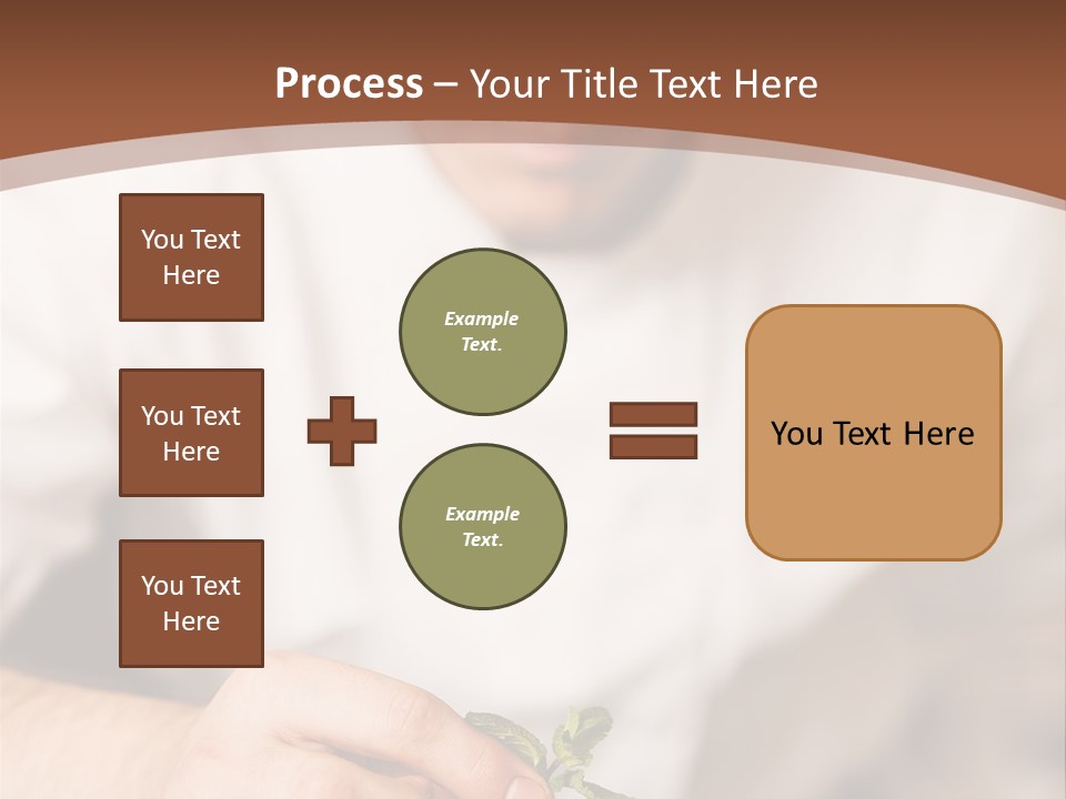 Serve Plate Business PowerPoint Template